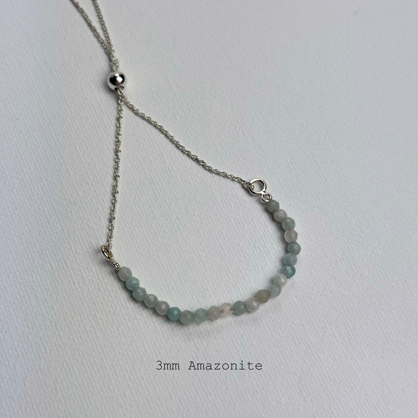 Sterling Silver Faceted Gemstone Bracelets