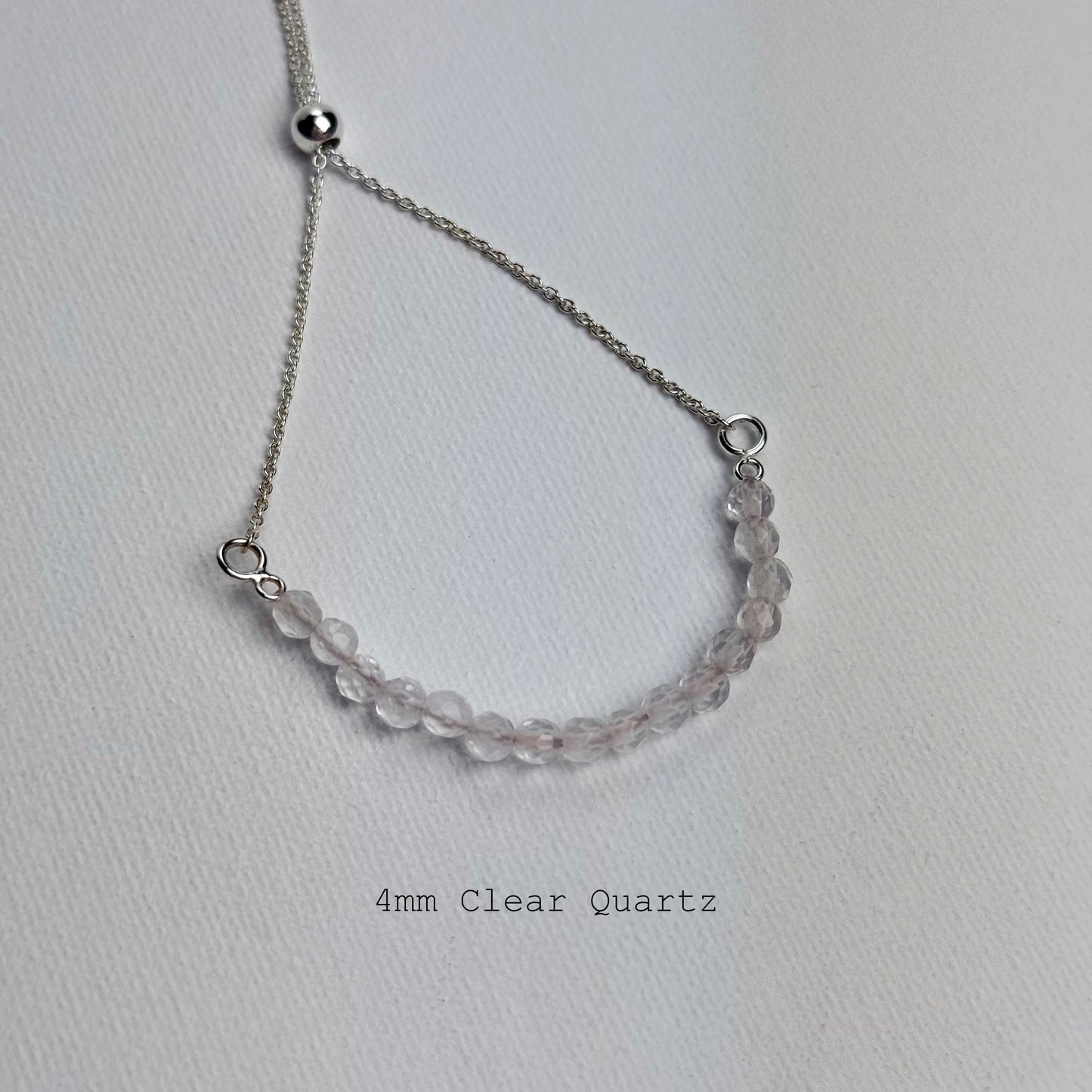 Sterling Silver Faceted Gemstone Bracelets