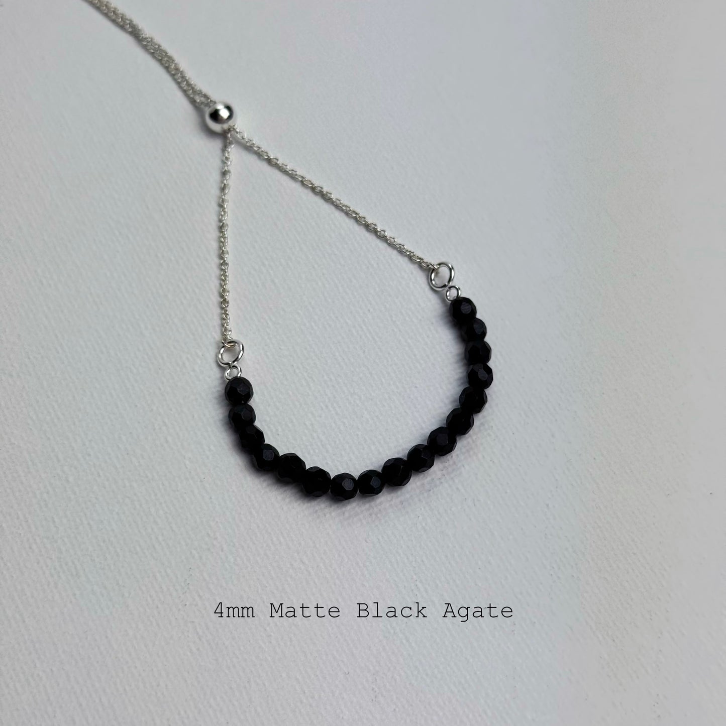 Sterling Silver Faceted Gemstone Bracelets
