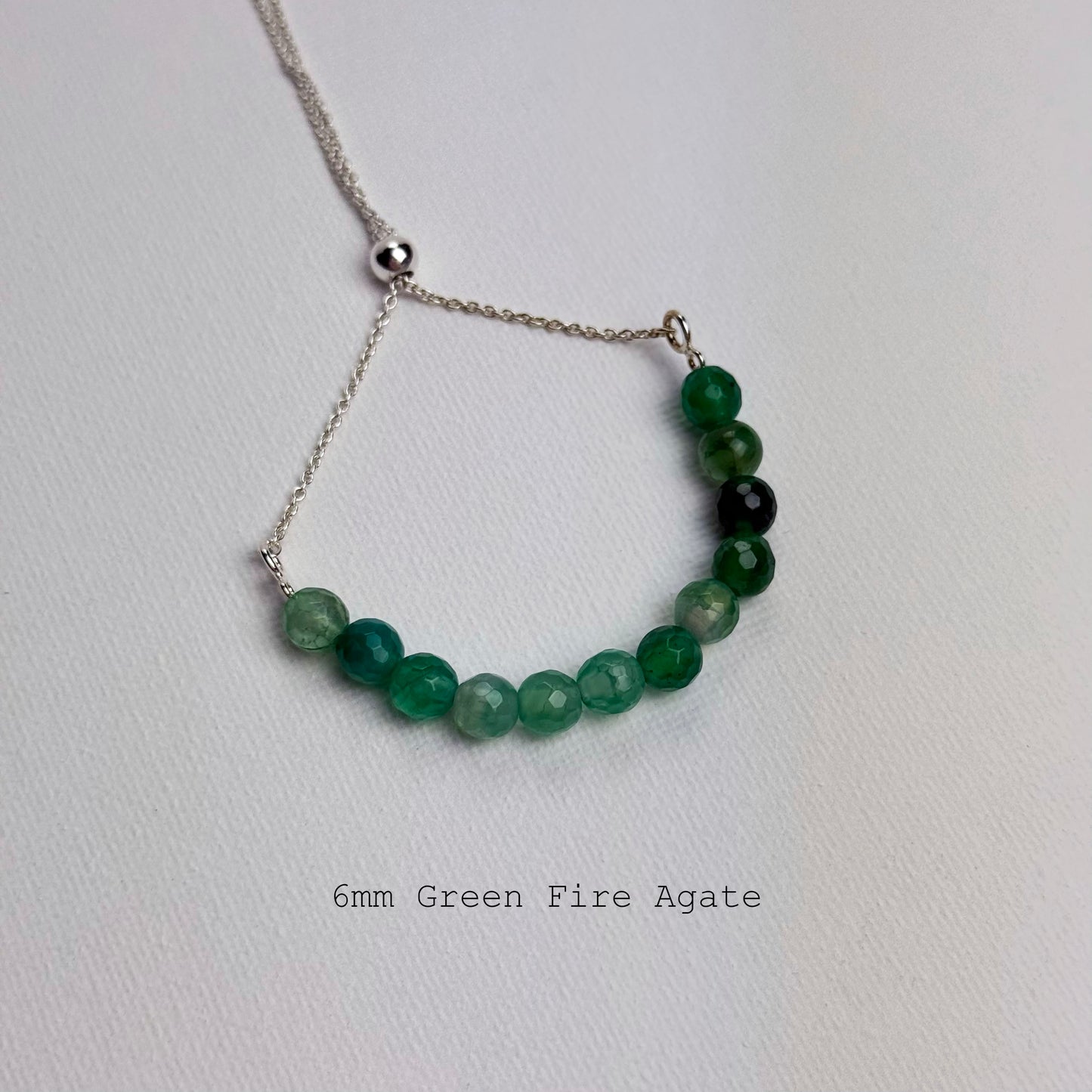 Sterling Silver Faceted Gemstone Bracelets