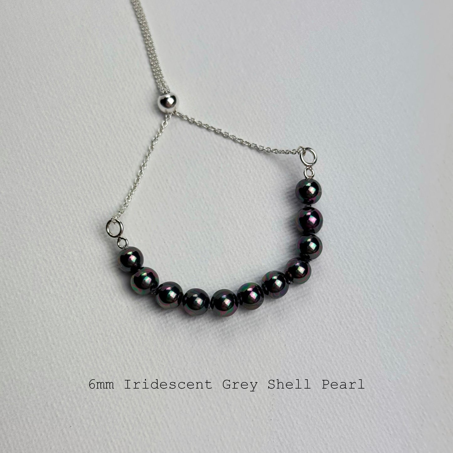 Sterling Silver Round Gemstone Bracelets