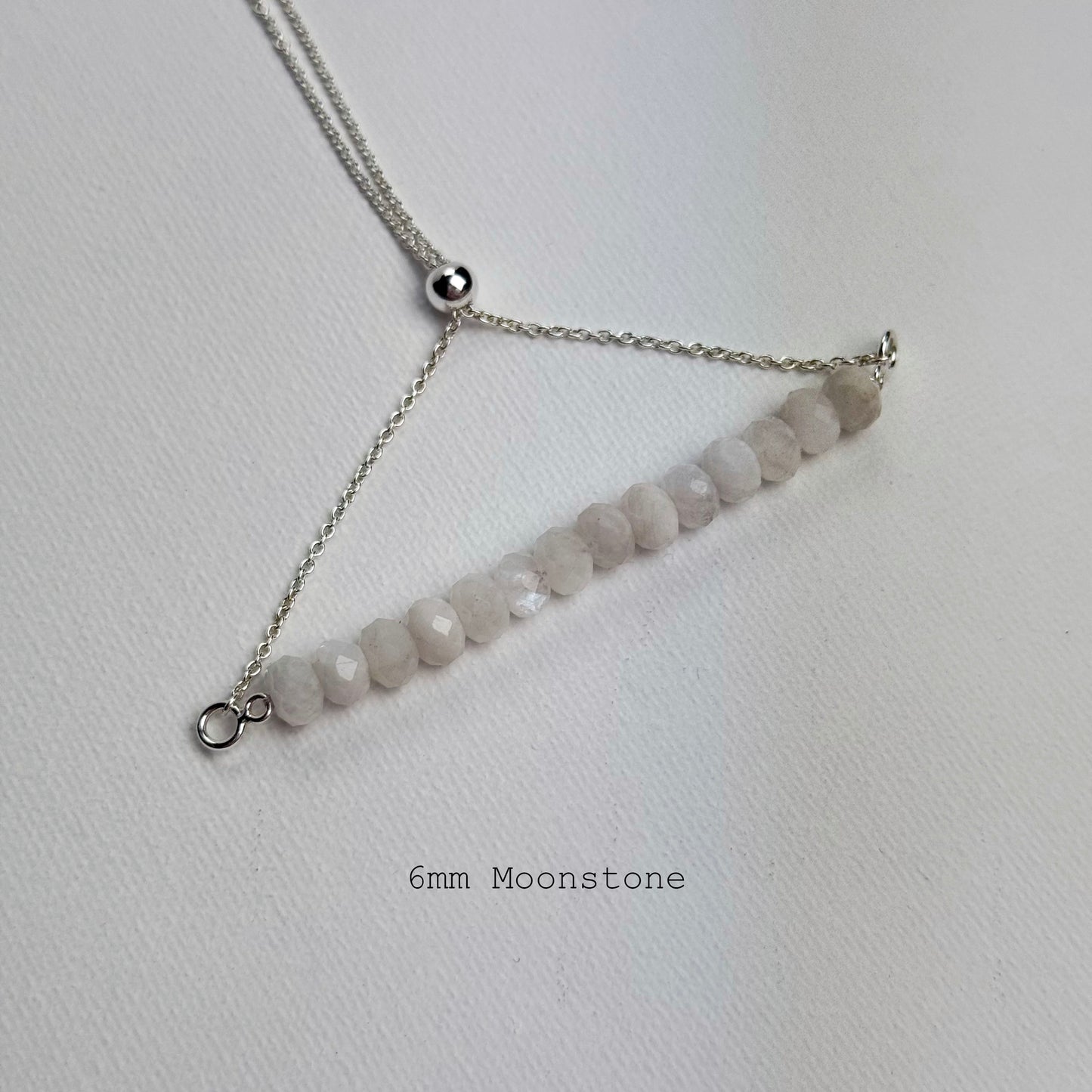 Sterling Silver Faceted Gemstone Bracelets