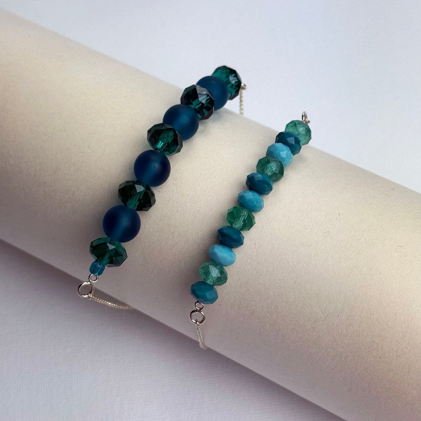 Sterling Silver Crystal Bracelets