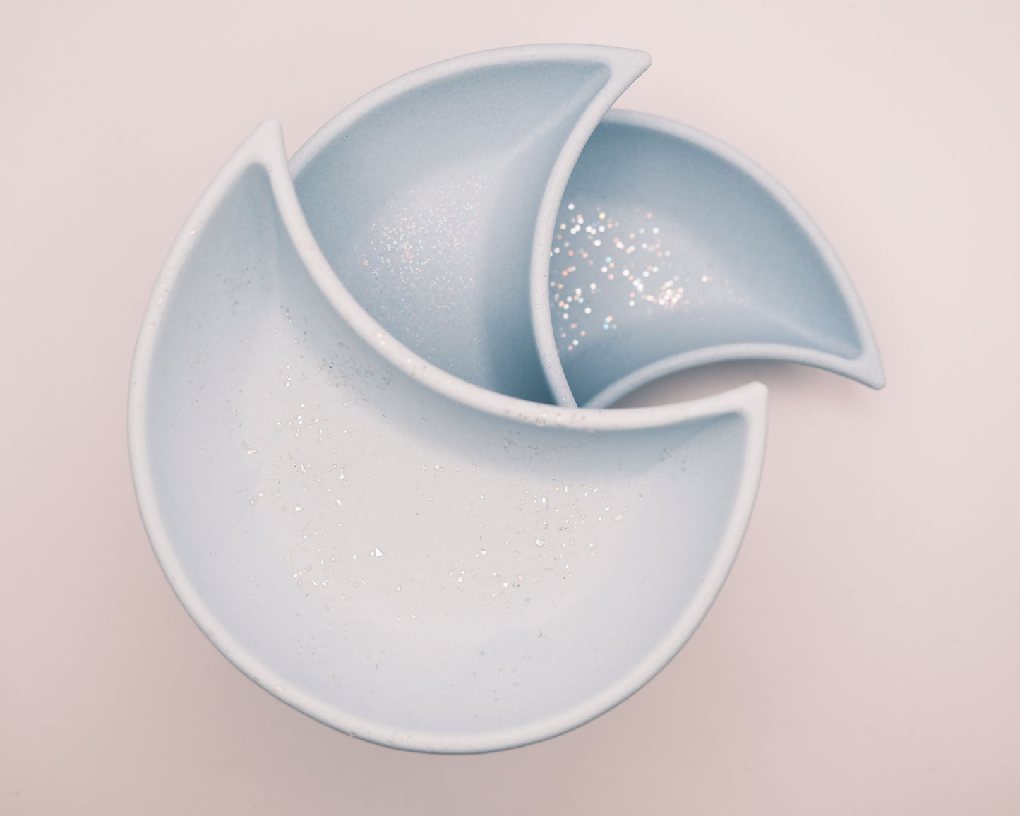 Jesmonite Half Moon Jewellery Dish