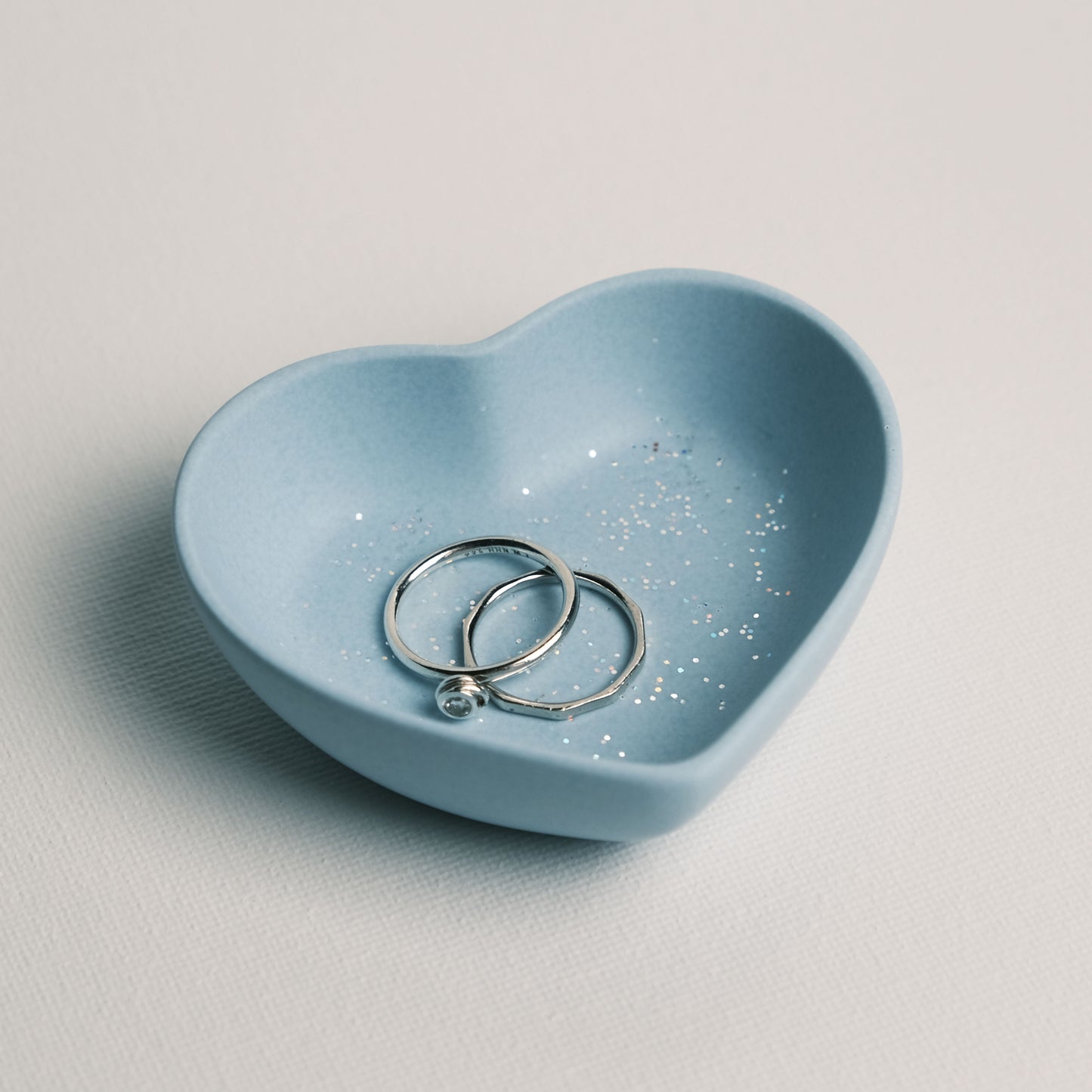 Jesmonite Heart Jewellery Dish