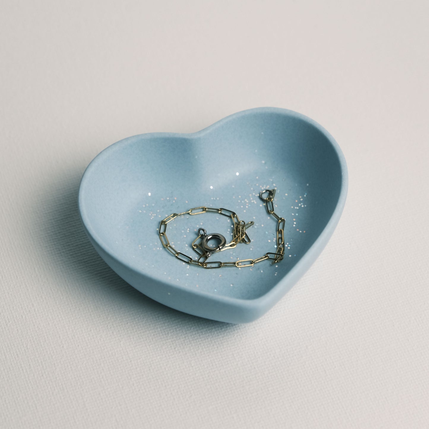 Jesmonite Heart Jewellery Dish