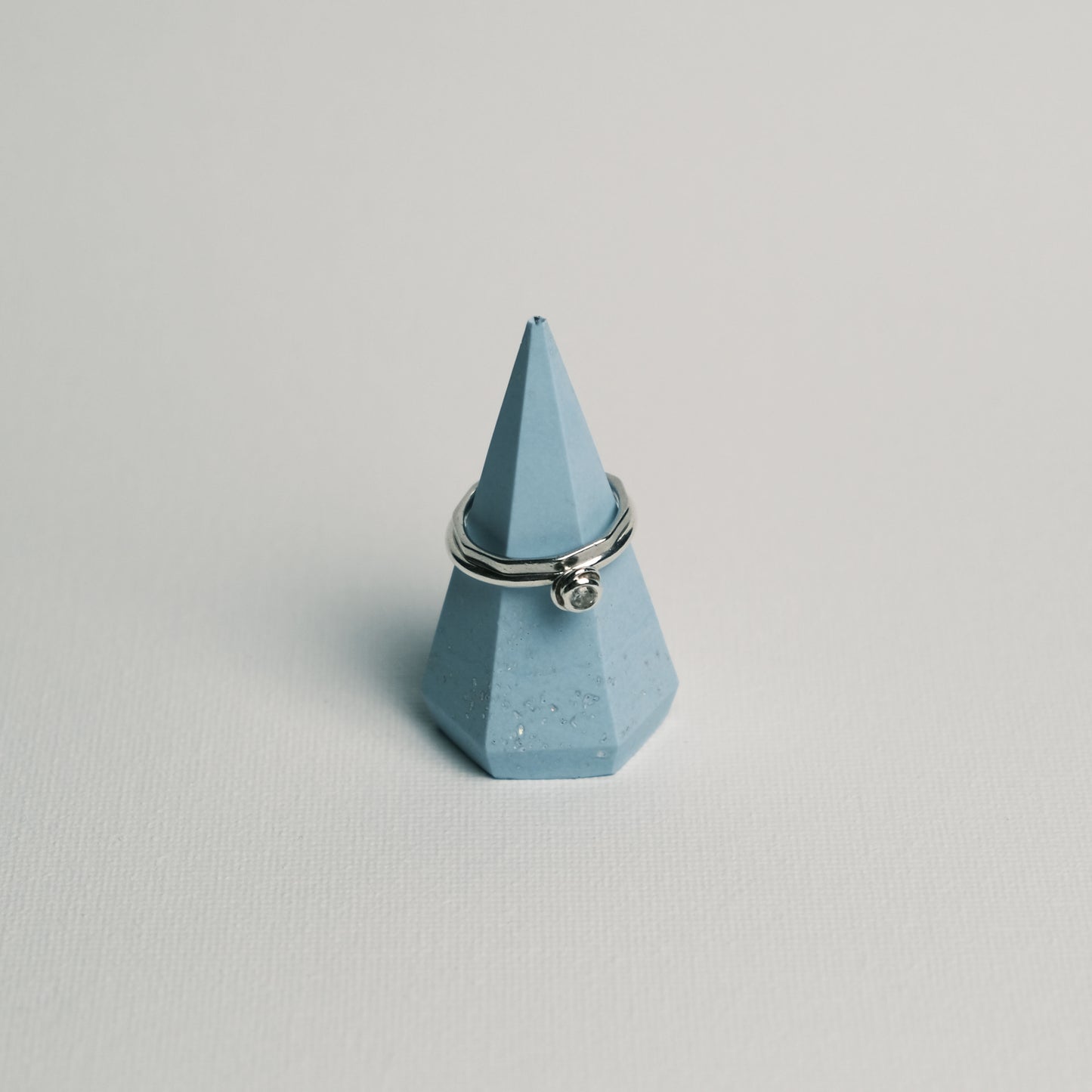 Jesmonite Hexagon Ring Holder