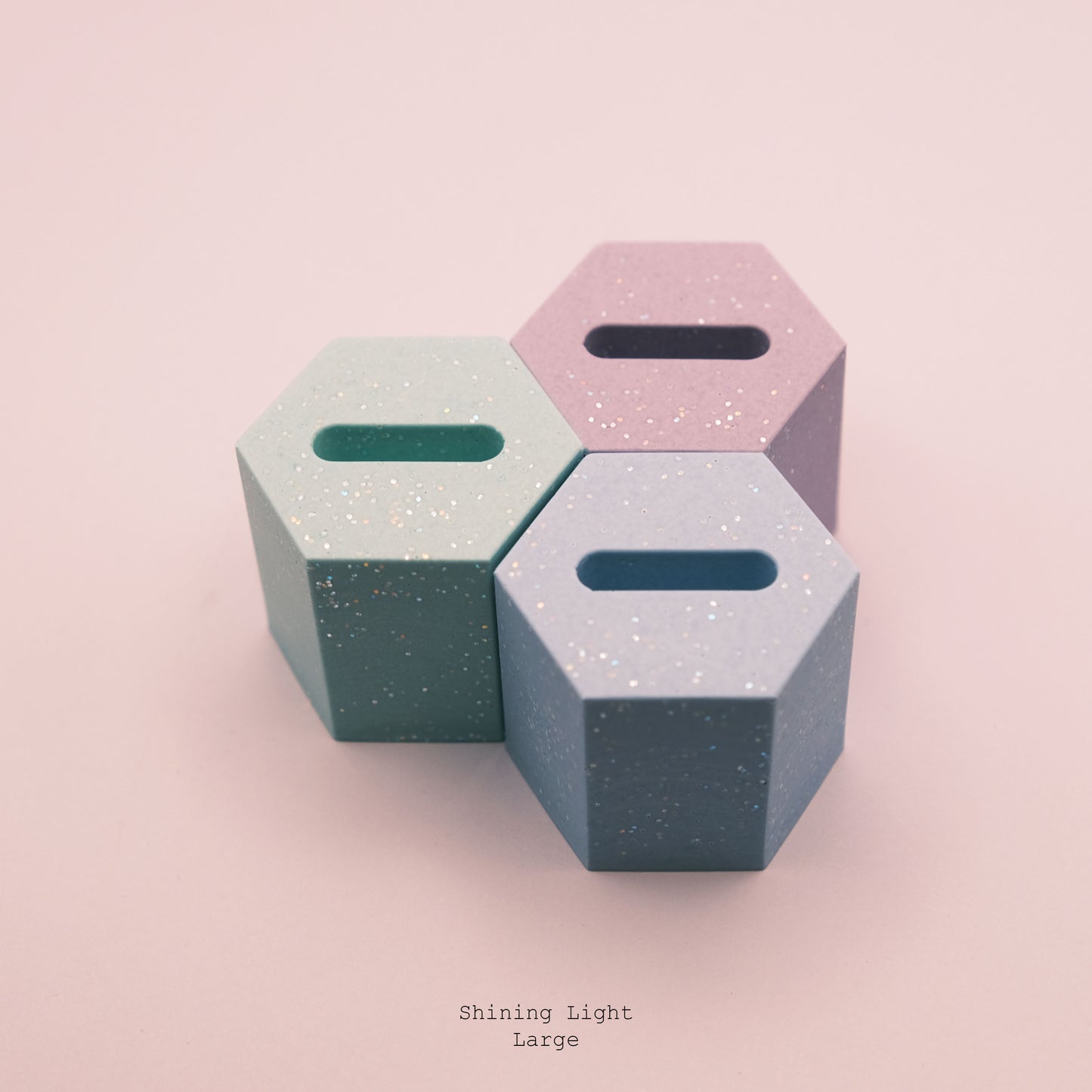 Jesmonite Hexagon Ring Stands