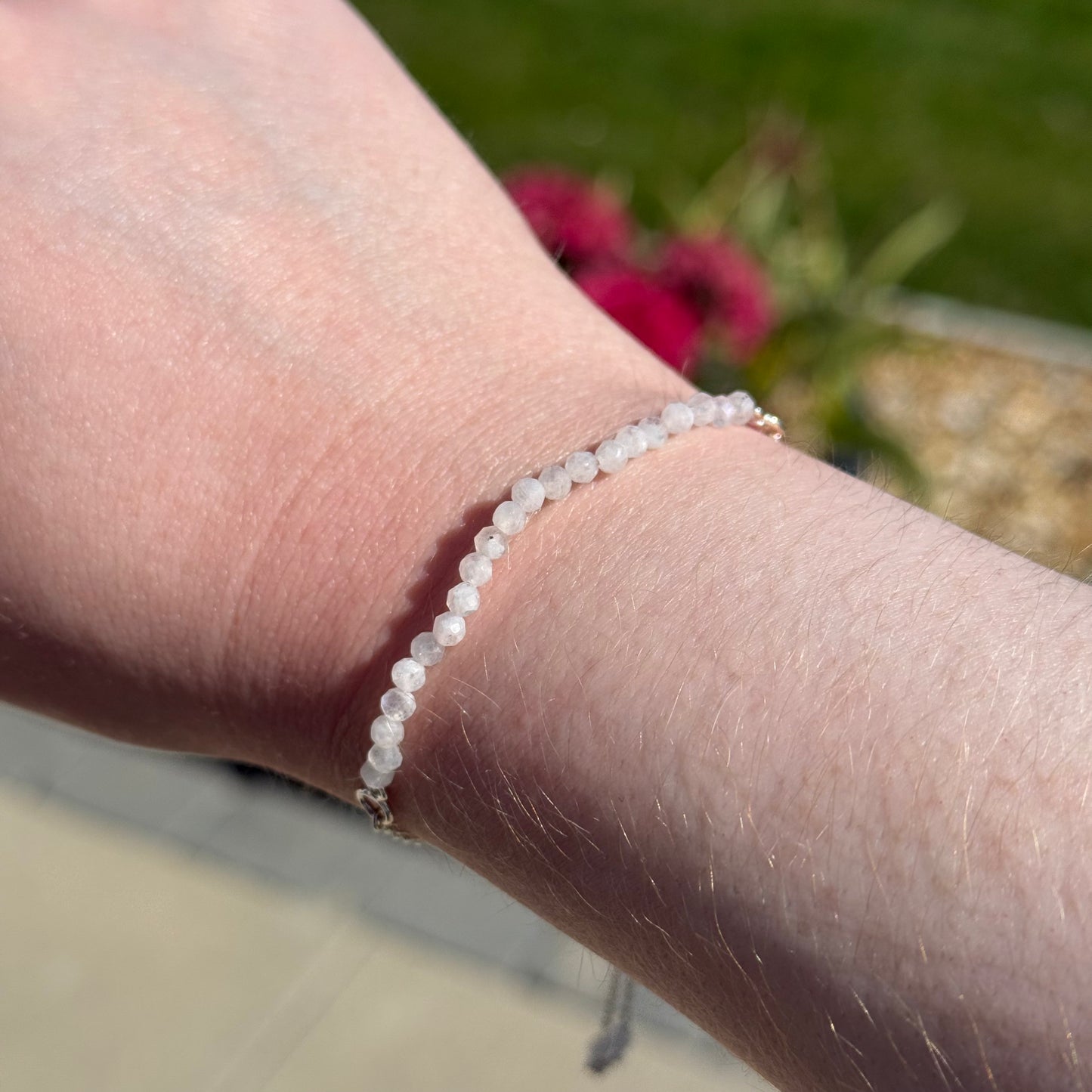 Sterling Silver Faceted Gemstone Bracelets