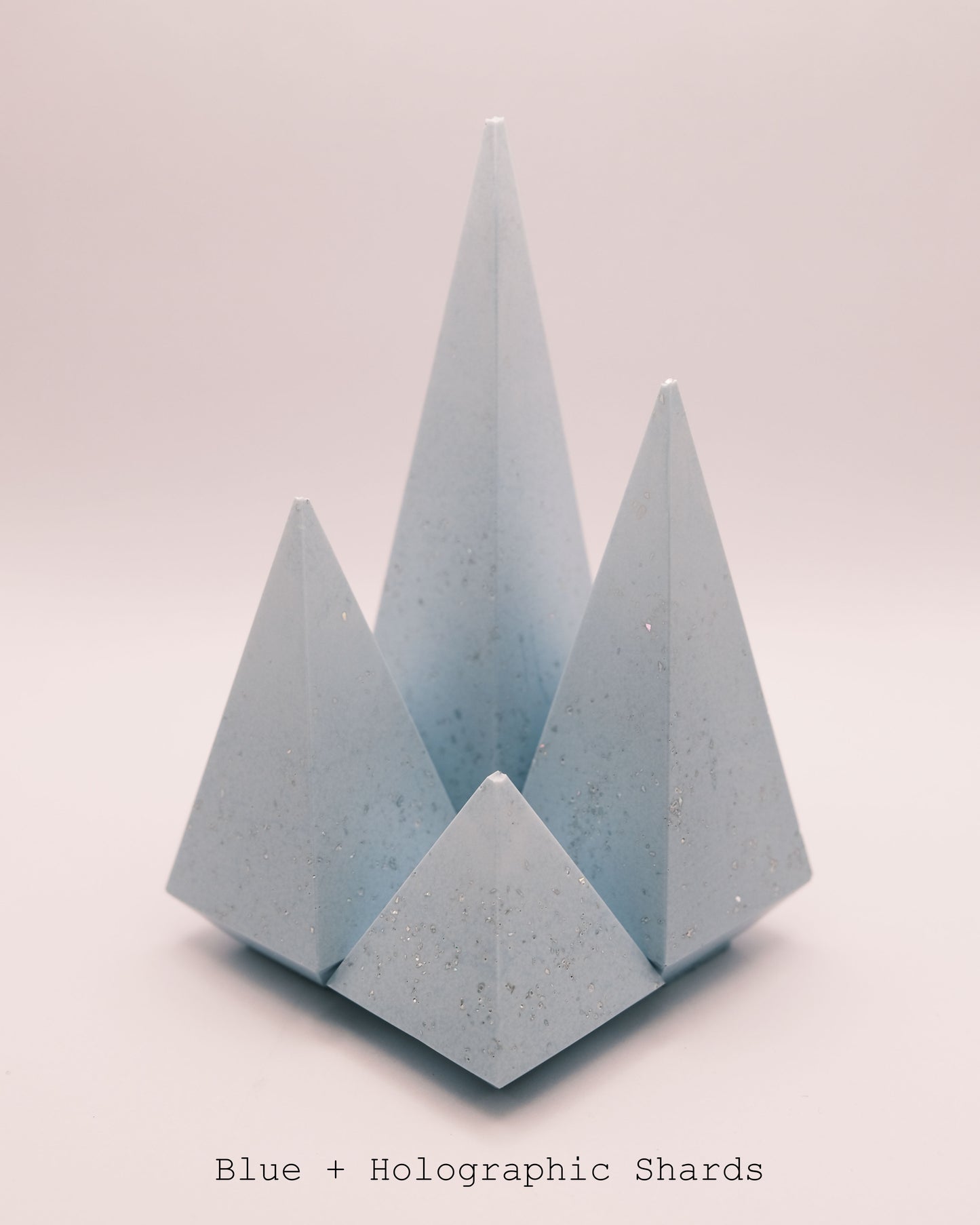 Jesmonite Pyramid Ring Holders