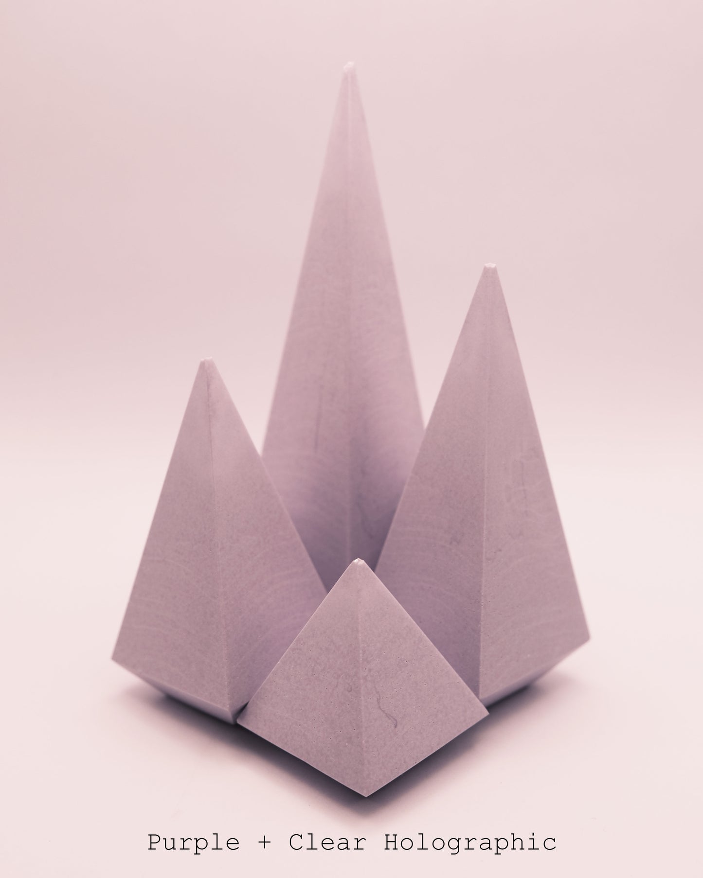 Jesmonite Pyramid Ring Holders