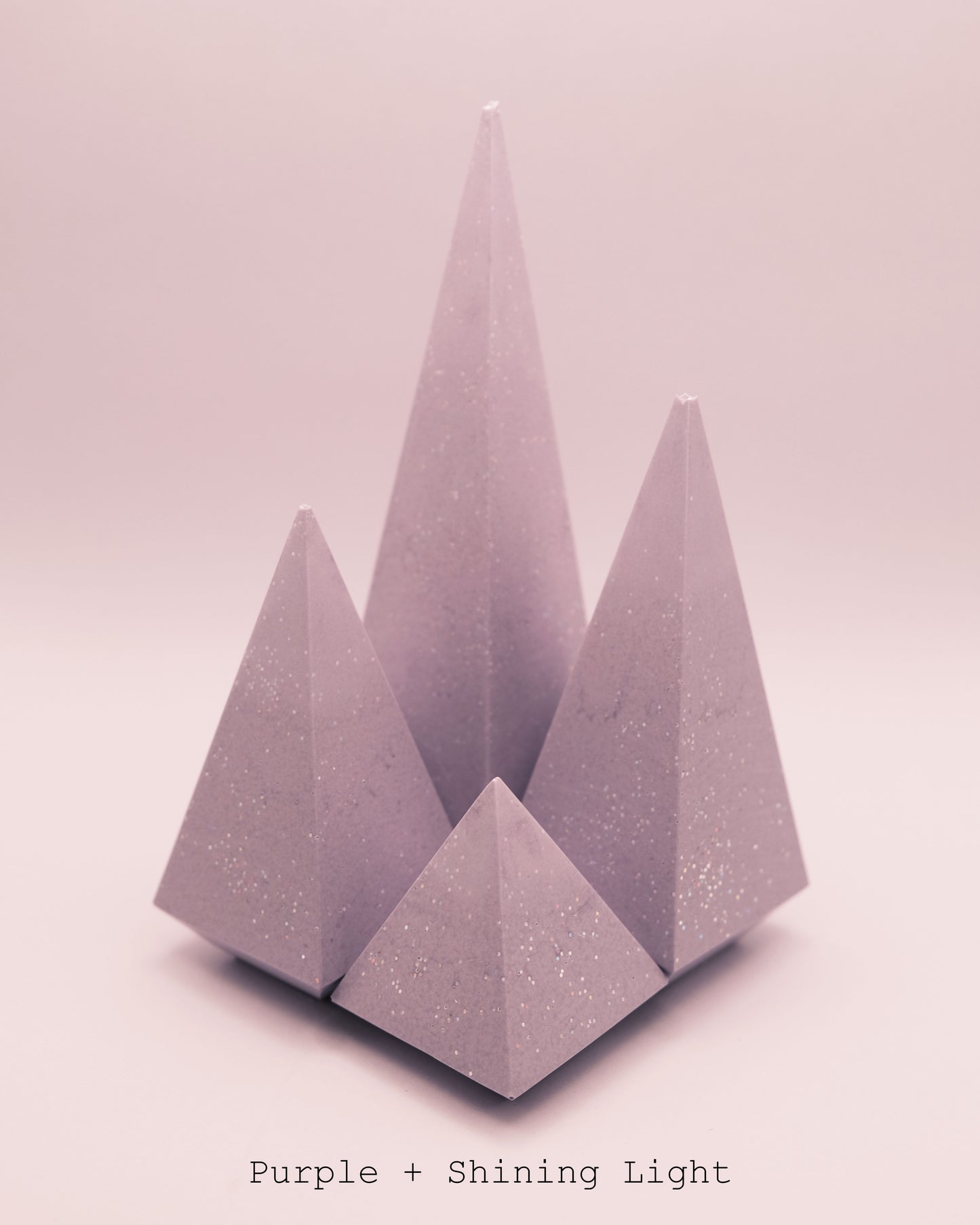 Jesmonite Pyramid Ring Holders