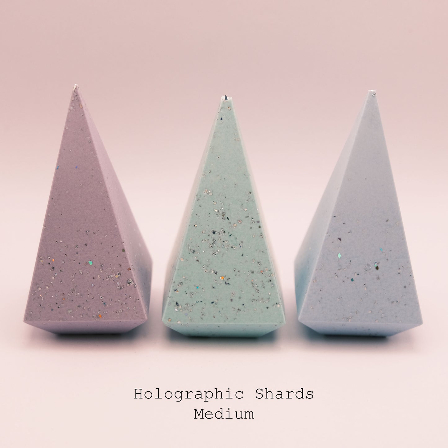 Jesmonite Pyramid Ring Holders