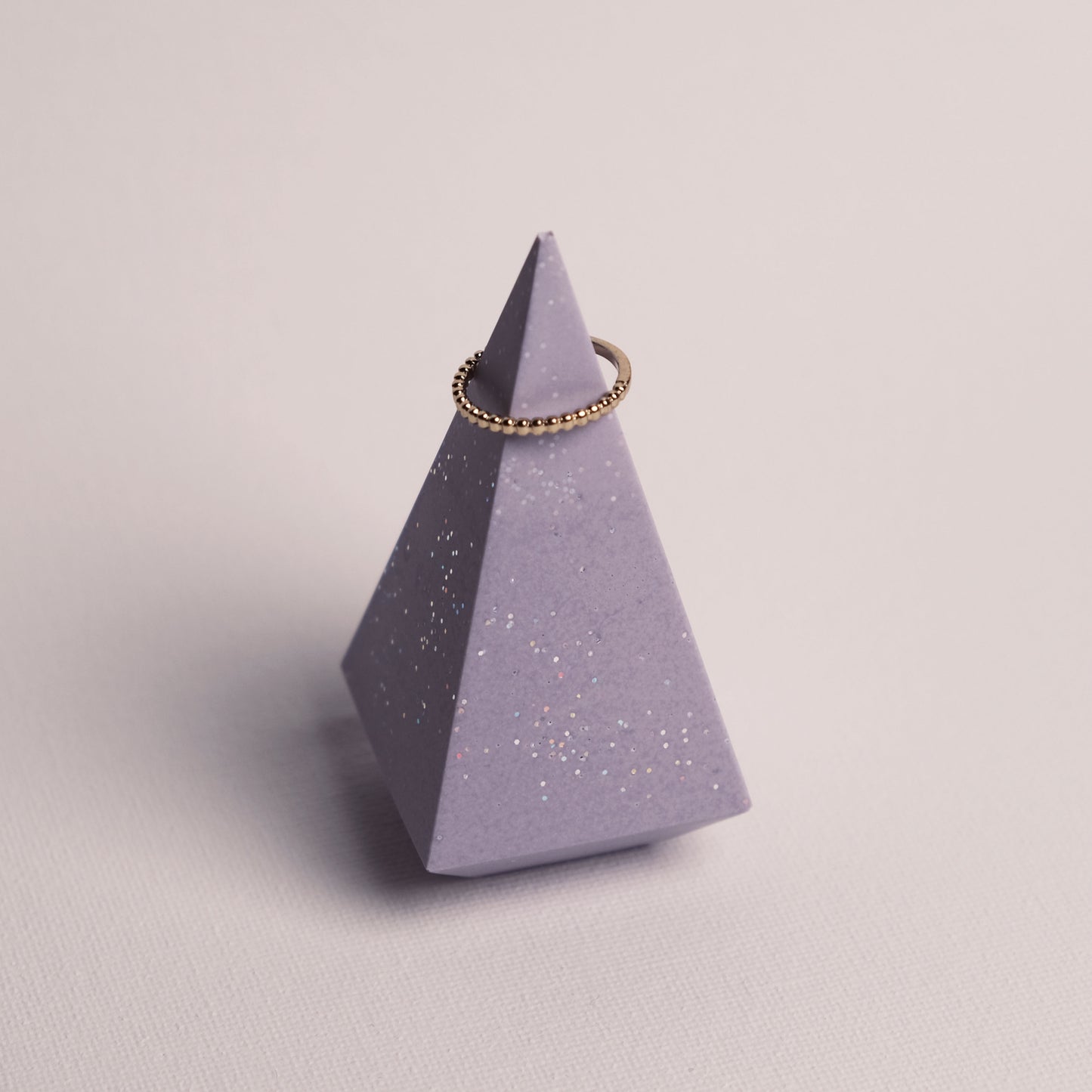 Jesmonite Pyramid Ring Holders