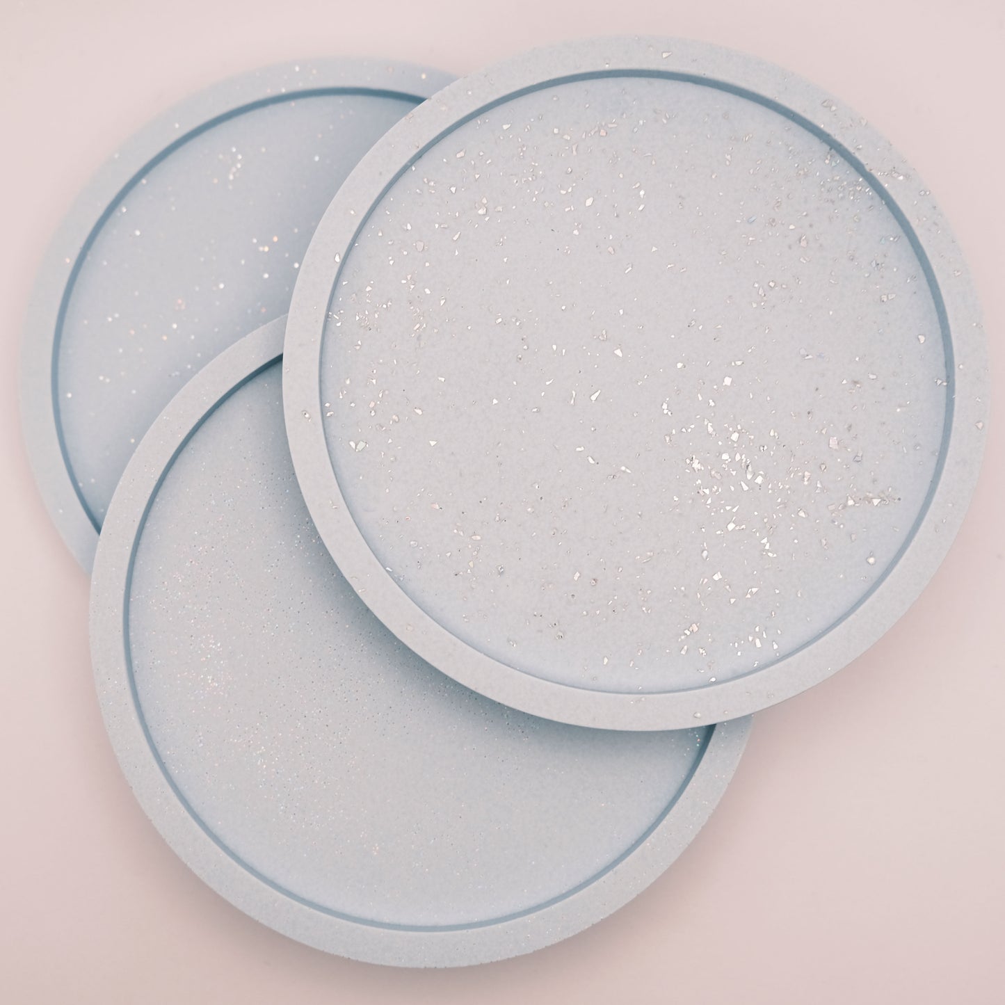 Jesmonite Round Jewellery Tray