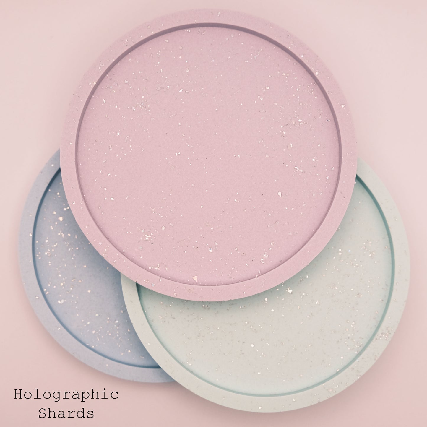 Jesmonite Round Jewellery Tray