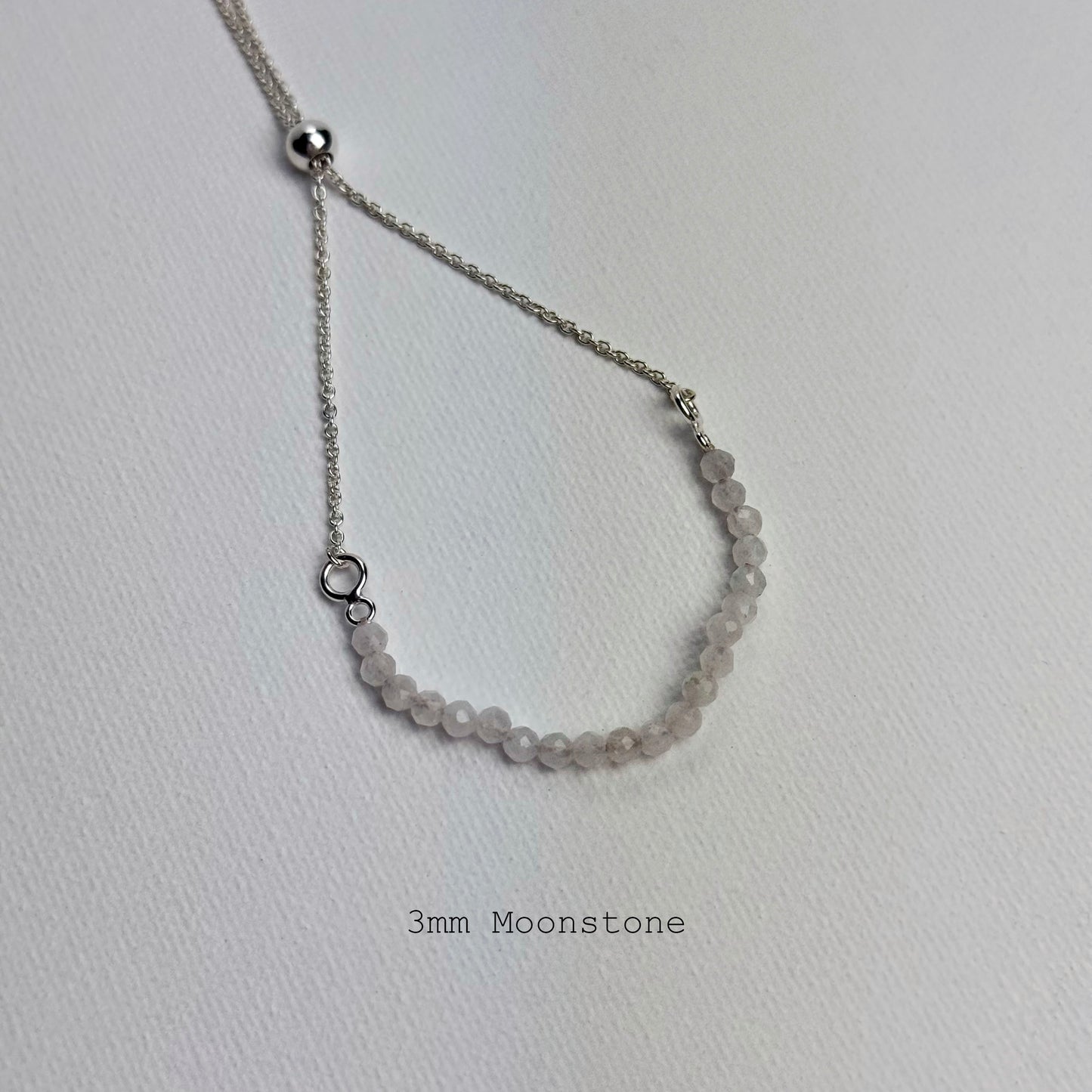 Sterling Silver Faceted Gemstone Bracelets