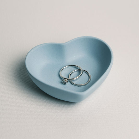 Jesmonite Heart Jewellery Dish