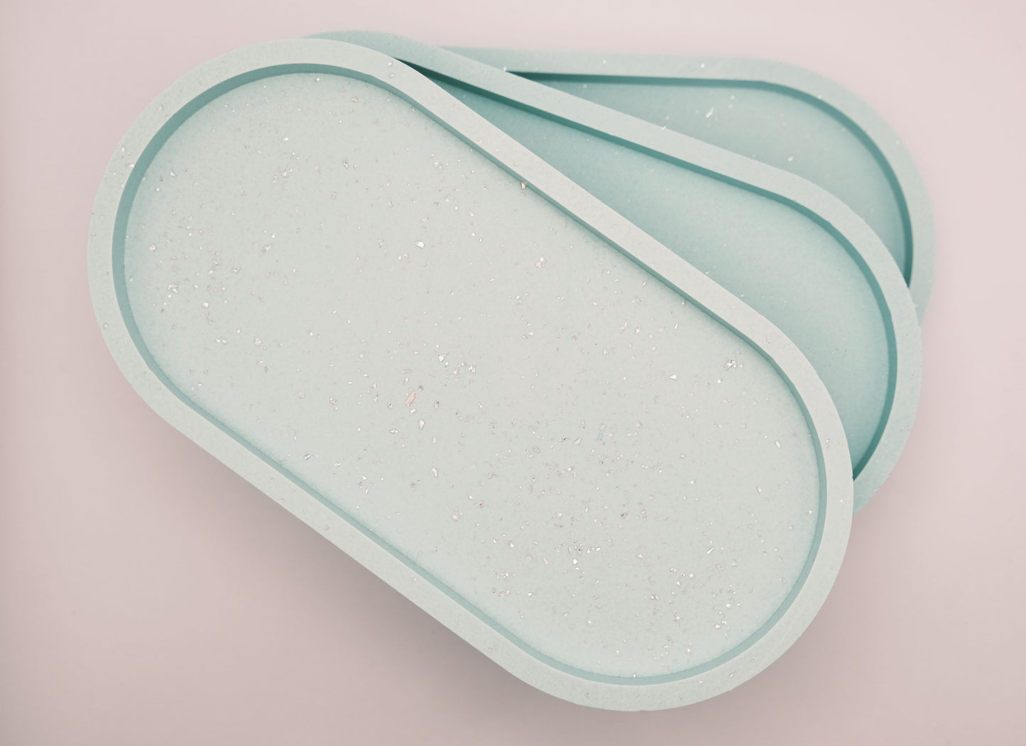 Jesmonite Oval Jewellery Tray